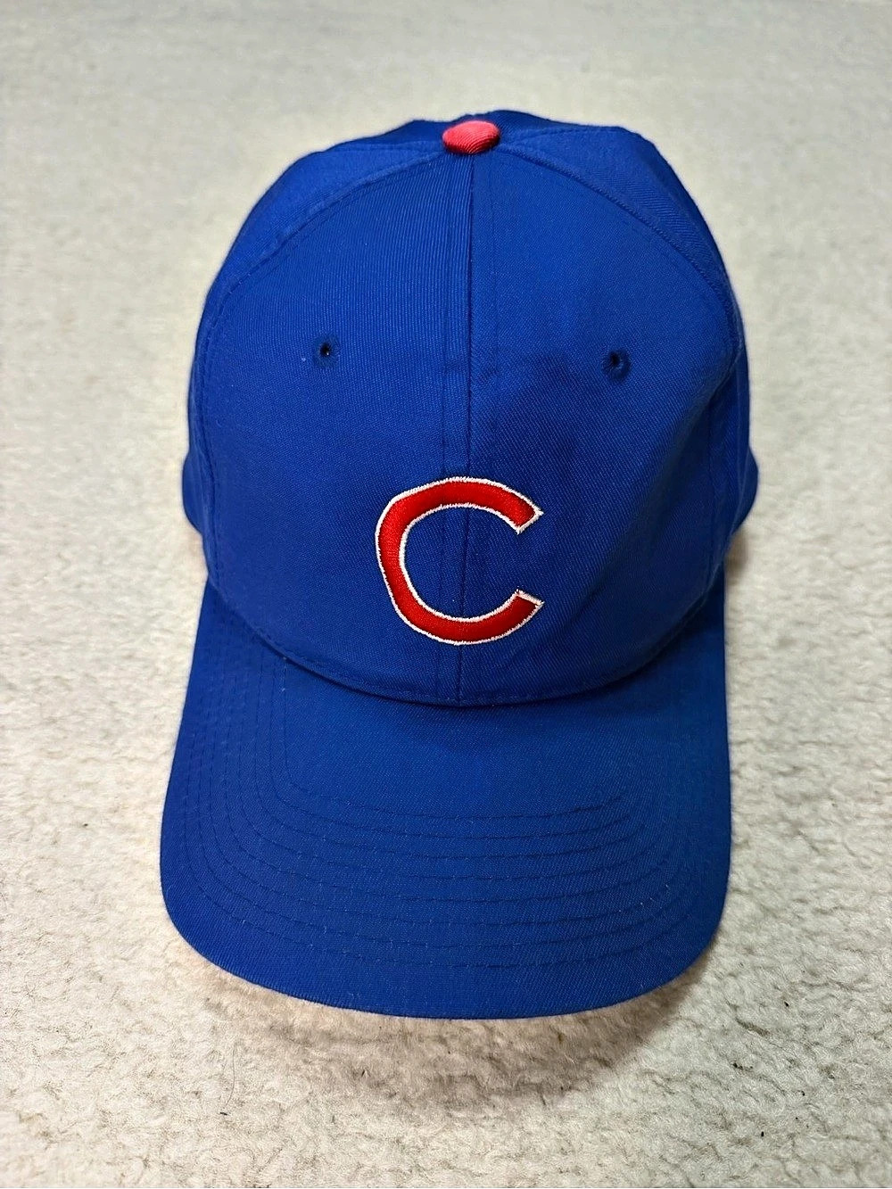 Chicago Cubs Hat Blue Red Snapback Genuine Merchandise